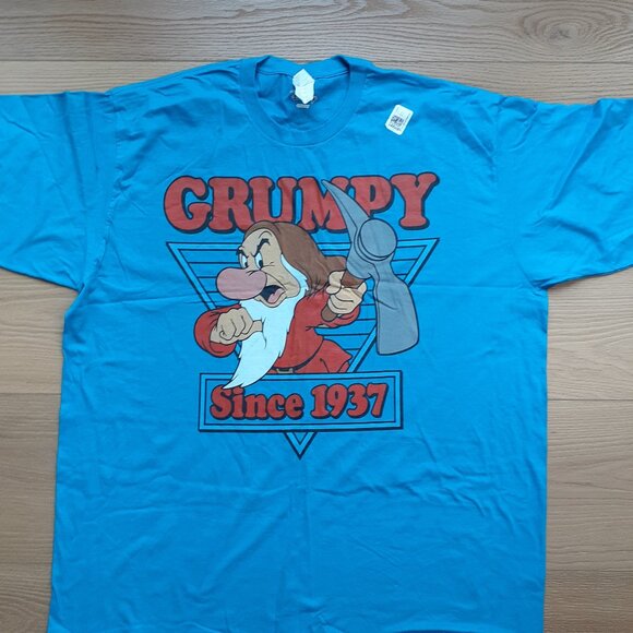 Grumpy Since 1937 - New Sapphire Blue 2XL T-Shirt - Picture 5 of 5